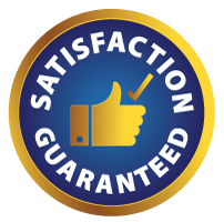 Satisfaction guaranteed badge 